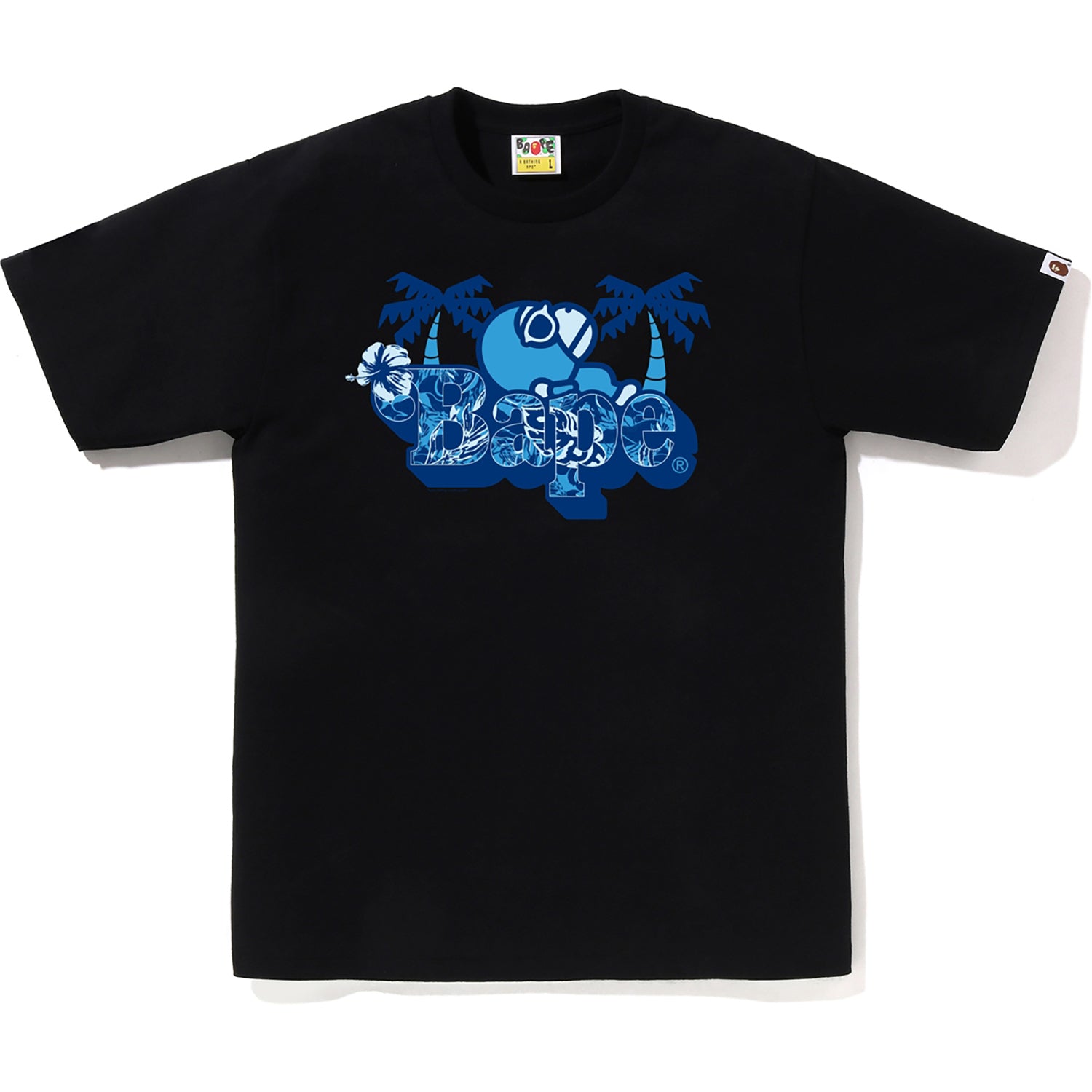 PALM RESORT CAMO MILO ON BAPE TEE MENS