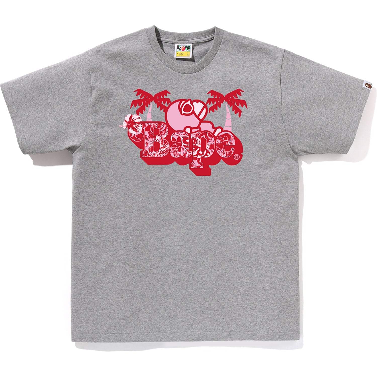 PALM RESORT CAMO MILO ON BAPE TEE MENS