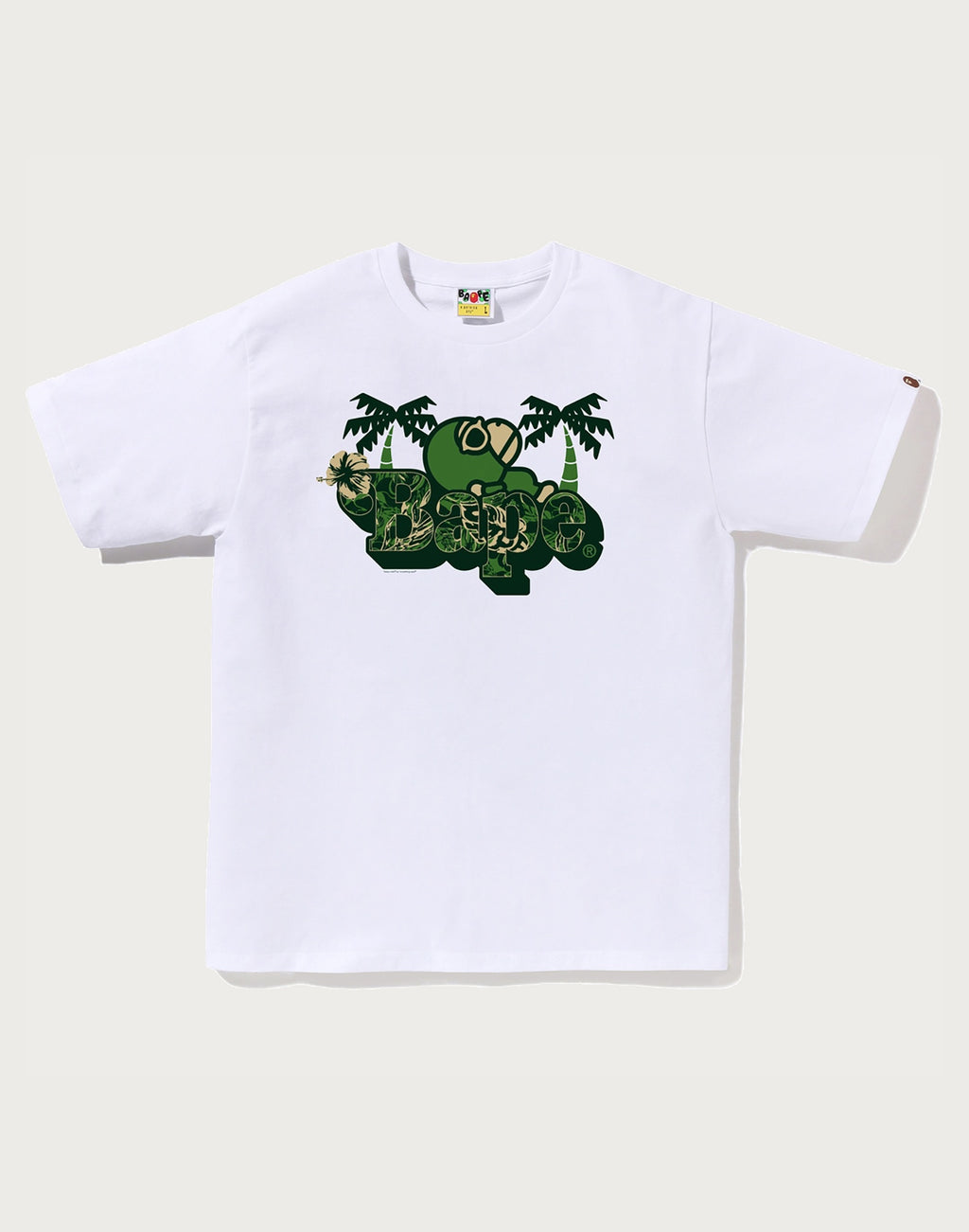 PALM RESORT CAMO MILO ON BAPE TEE MENS