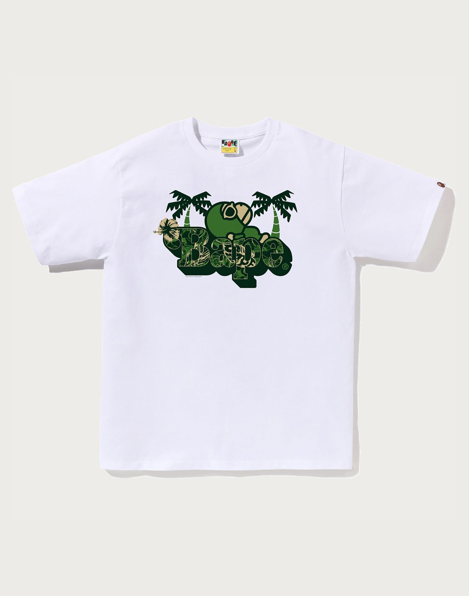 PALM RESORT CAMO MILO ON BAPE TEE MENS