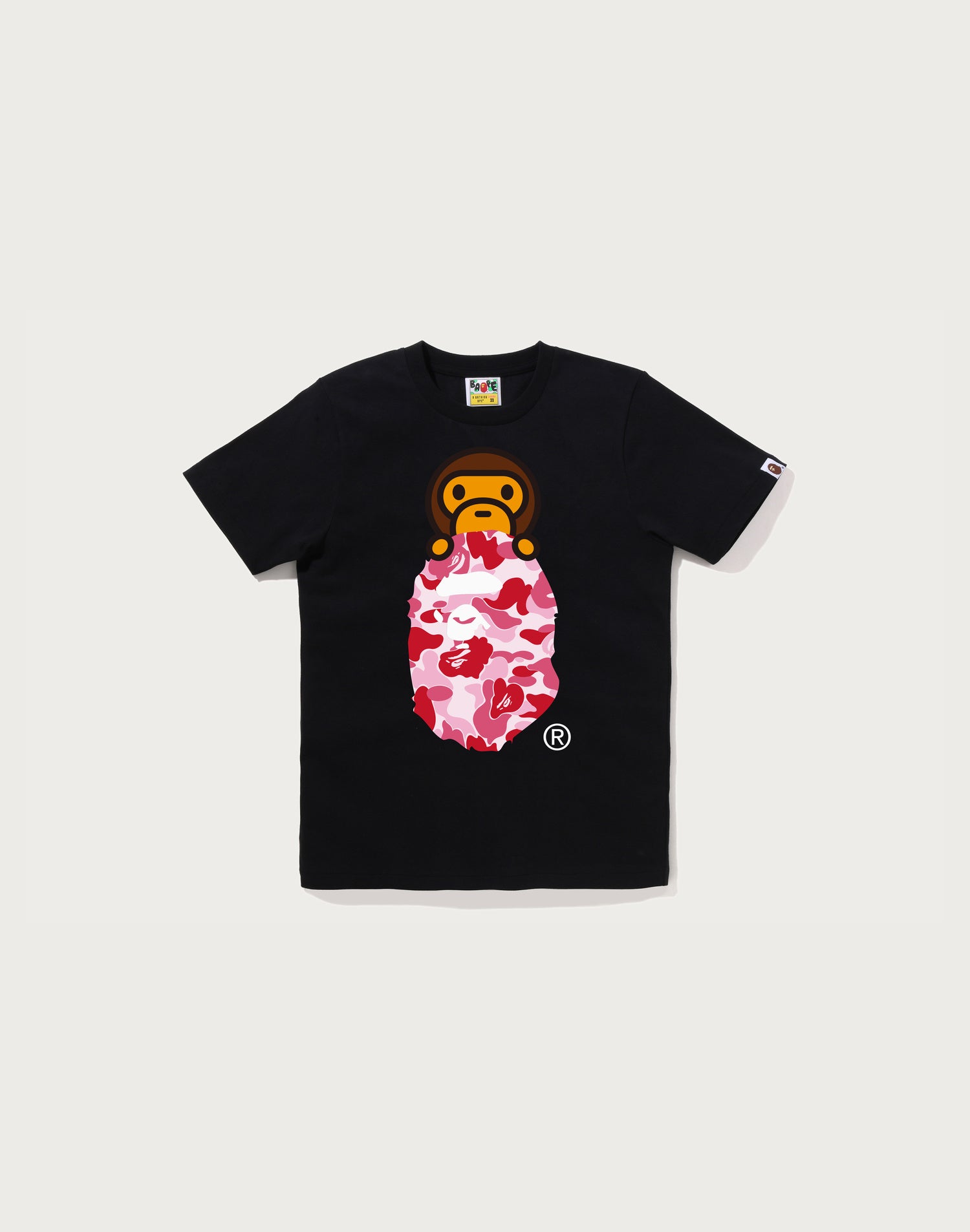 ABC CAMO MILO ON APE HEAD TEE LADIES – us.bape.com