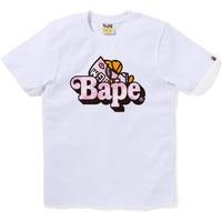 PASTEL COLOR CAMO SHARK MILO ON BAPE TEE LADIES