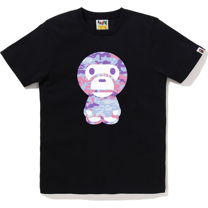 MULTI PIXEL CAMO BIG BABY MILO TEE LADIES