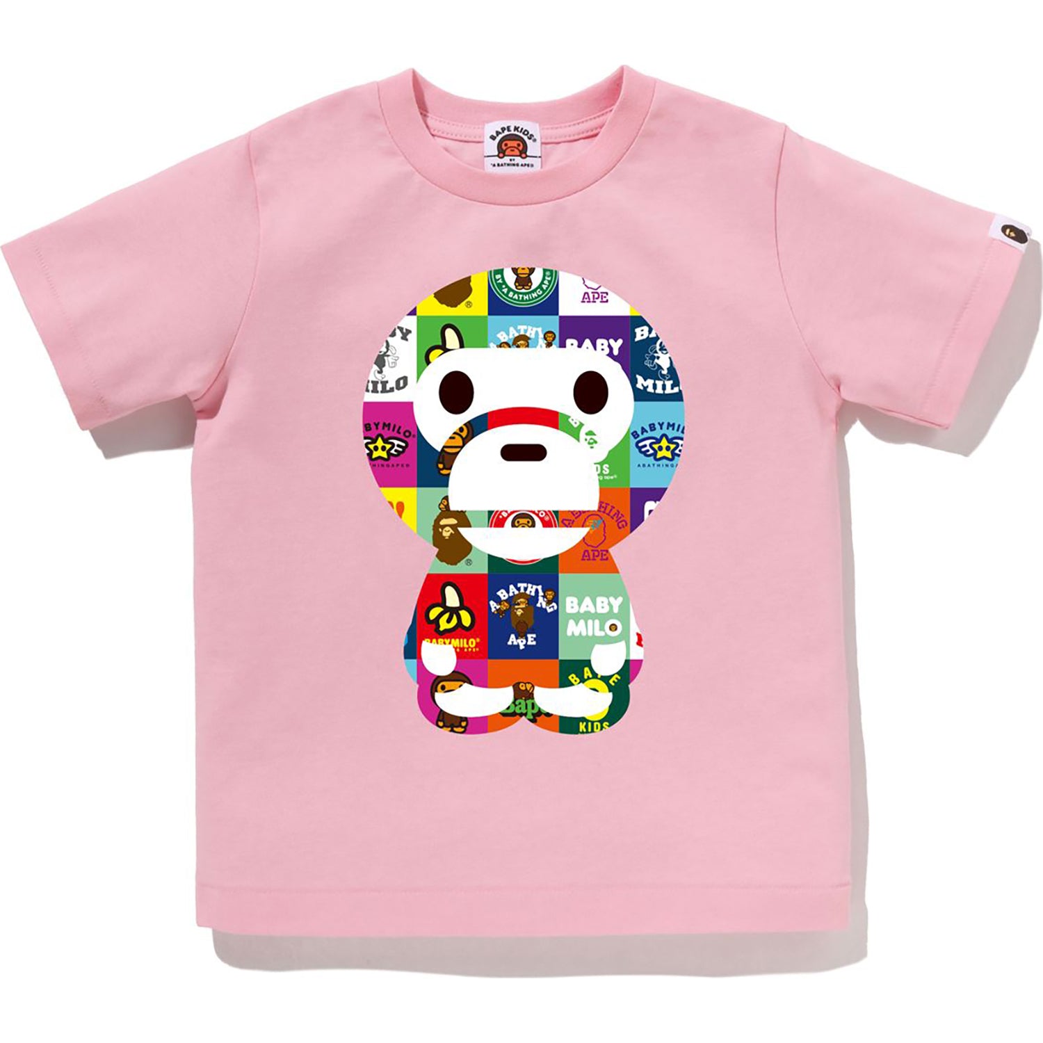 BABY MILO PATCHWORK BIG BABY MILO TEE KIDS – us.bape.com