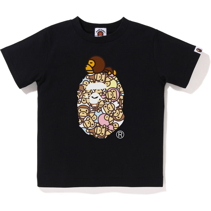 ALL BABY MILO MULTI MILO ON BIG APE TEE KIDS