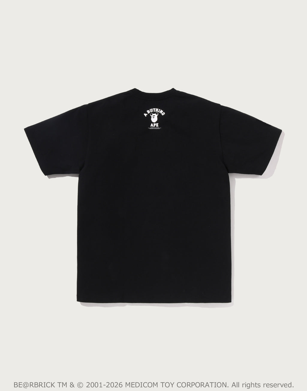 BAPE X MEDICOM TOY 30TH ANNIV. COLLEGE MILO TEE MENS