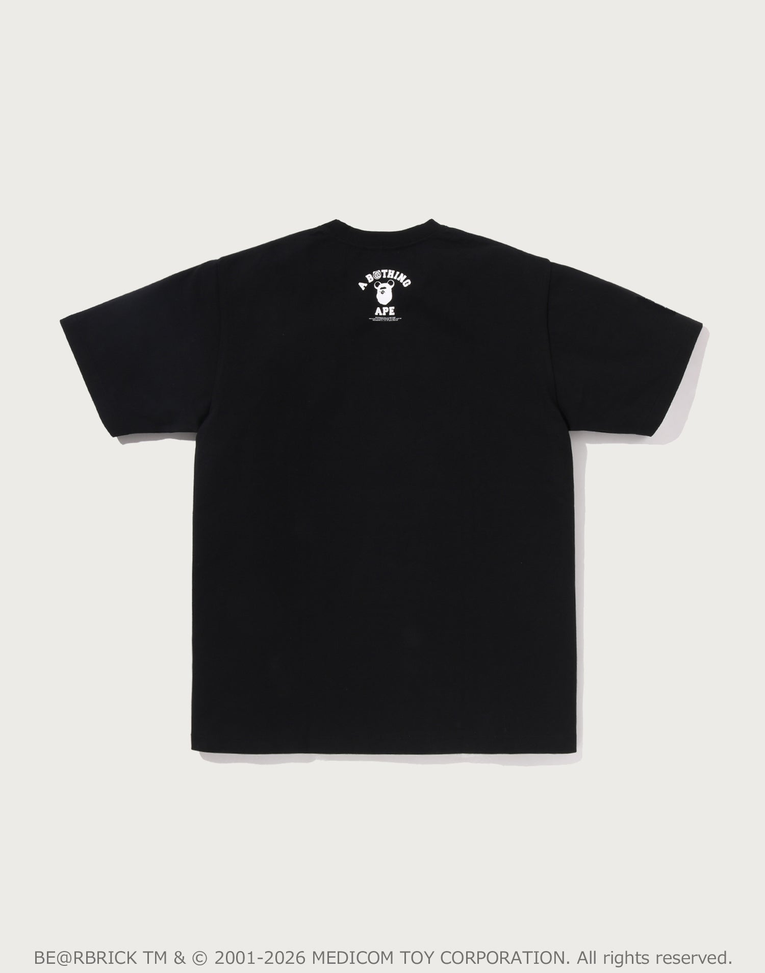 BAPE X MEDICOM TOY 30TH ANNIV. COLLEGE MILO TEE MENS