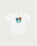 BAPE X DISNEY STITCH AND BABY MILO TEE MENS