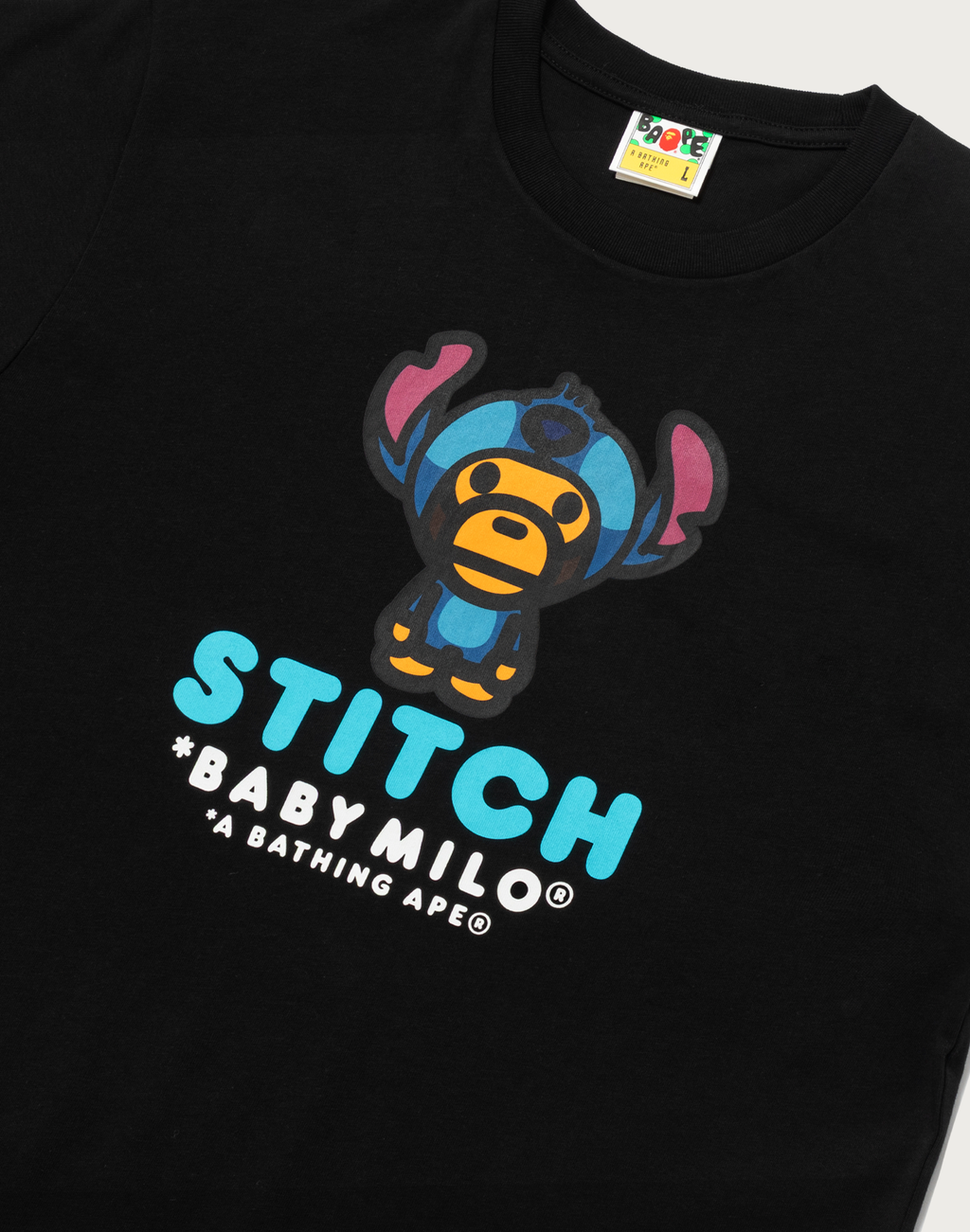 BAPE X DISNEY STITCH BABY MILO TEE MENS