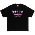 BAPE X AESPA BABY MILO TEE LADIES