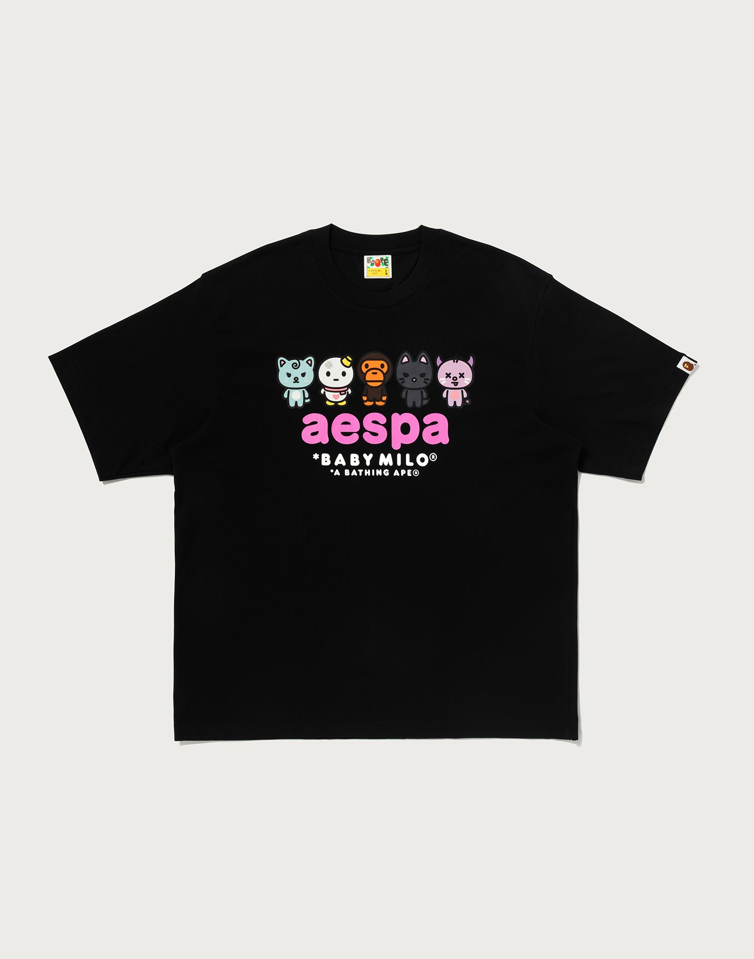BAPE X AESPA BABY MILO TEE LADIES
