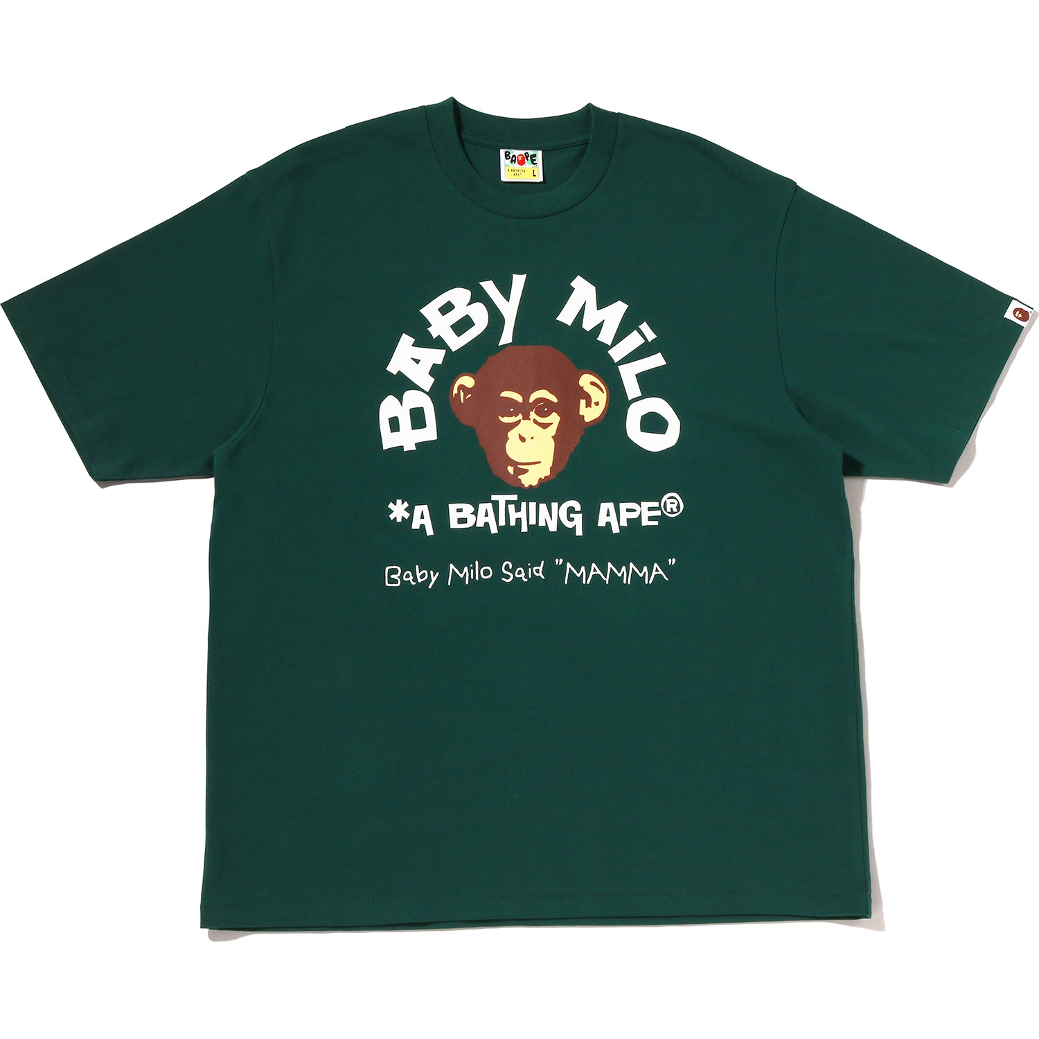 BABY MILO COLLEGE RELAXED FIT TEE MENS – us.bape.com