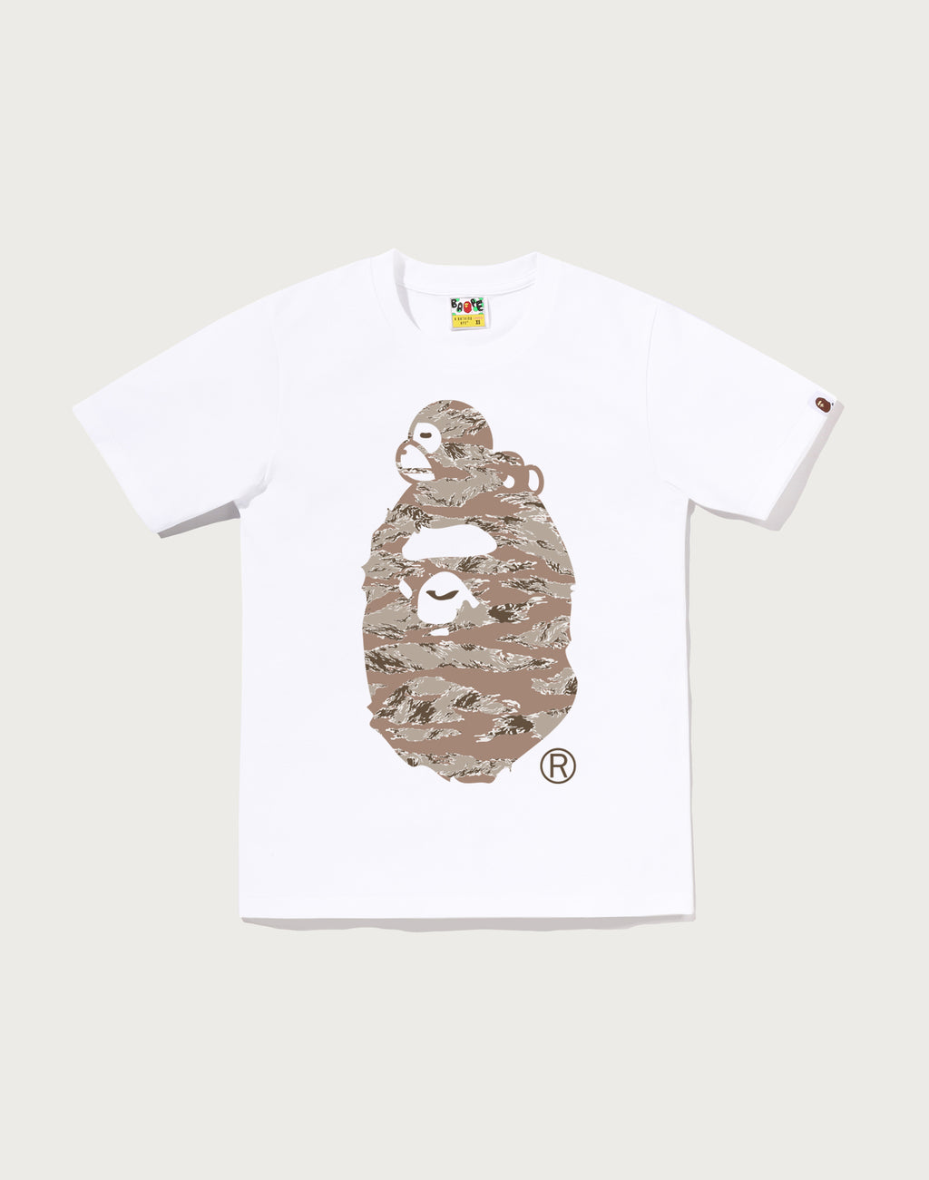 TIGER CAMO MILO ON BIG APE TEE LADIES