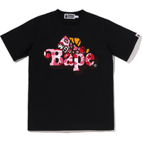 ABC CAMO SHARK MILO ON BAPE TEE JR KIDS