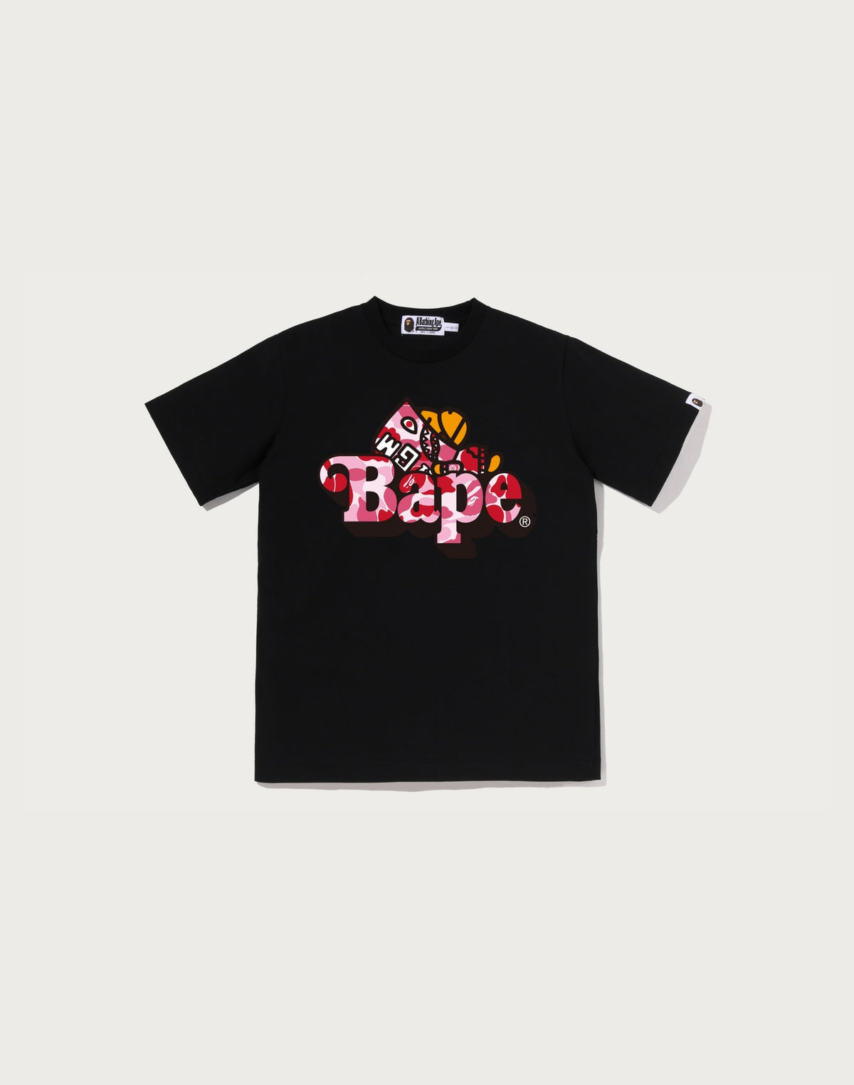 ABC CAMO SHARK MILO ON BAPE TEE KIDS