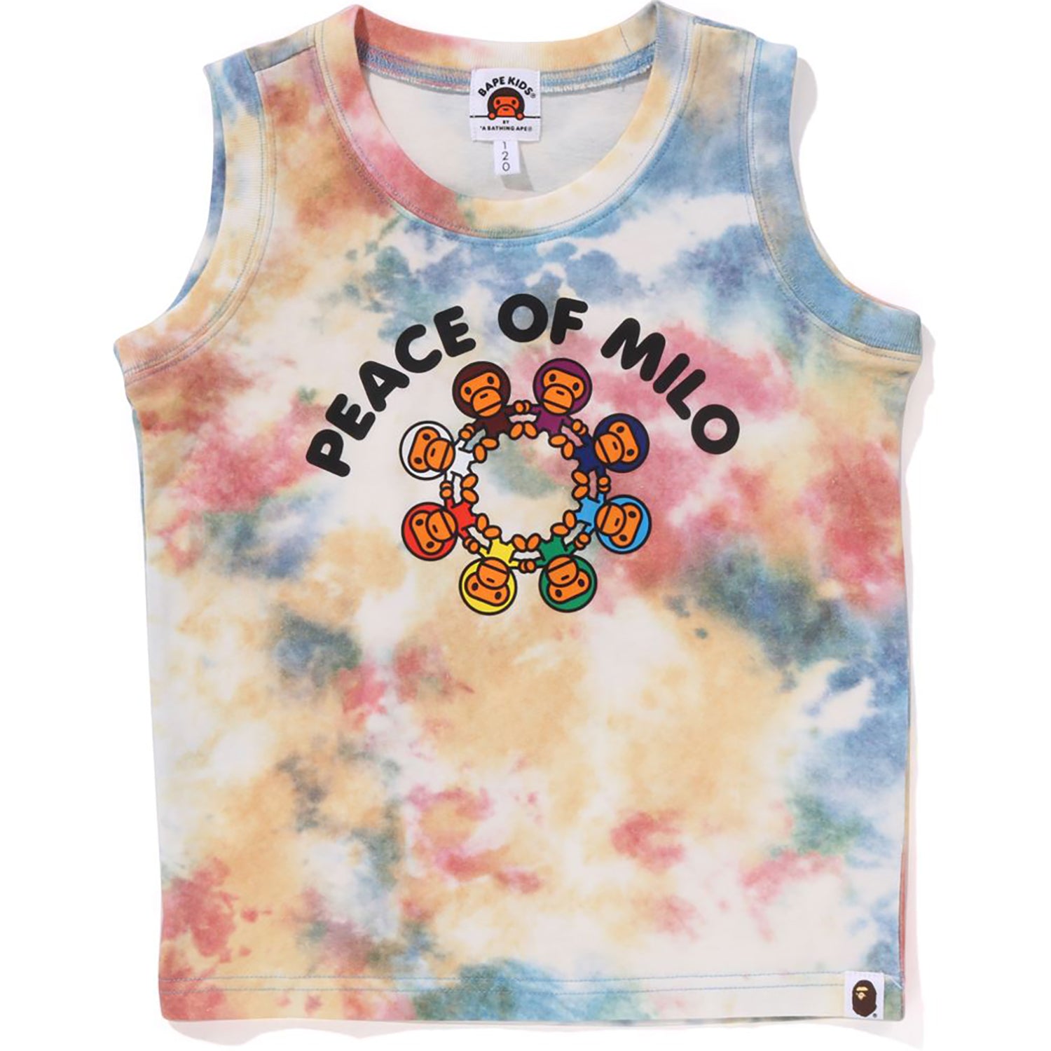 BABY MILO TIE DYE TANK TOP KIDS – us.bape.com