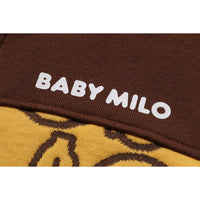 BANANA MILO KNIT JACQUARD ZIP HOODIE KIDS