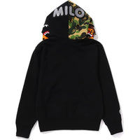 MILO SHARK FULL ZIP DOUBLE HOODIE LADIES