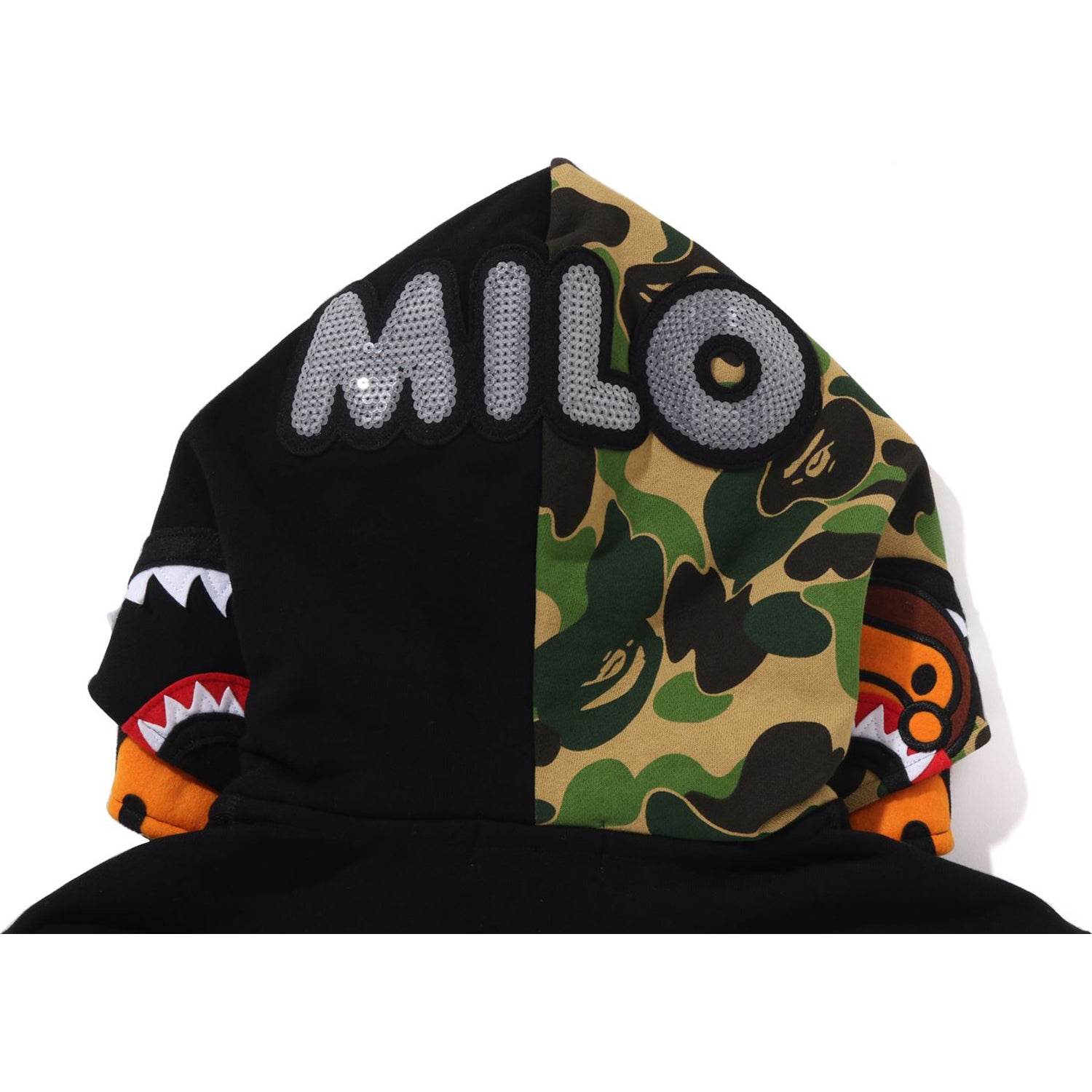 MILO SHARK FULL ZIP DOUBLE HOODIE LADIES – us.bape.com