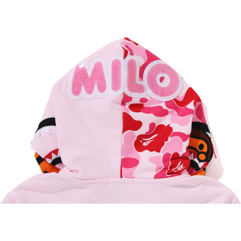 MILO SHARK FULL ZIP DOUBLE HOODIE LADIES