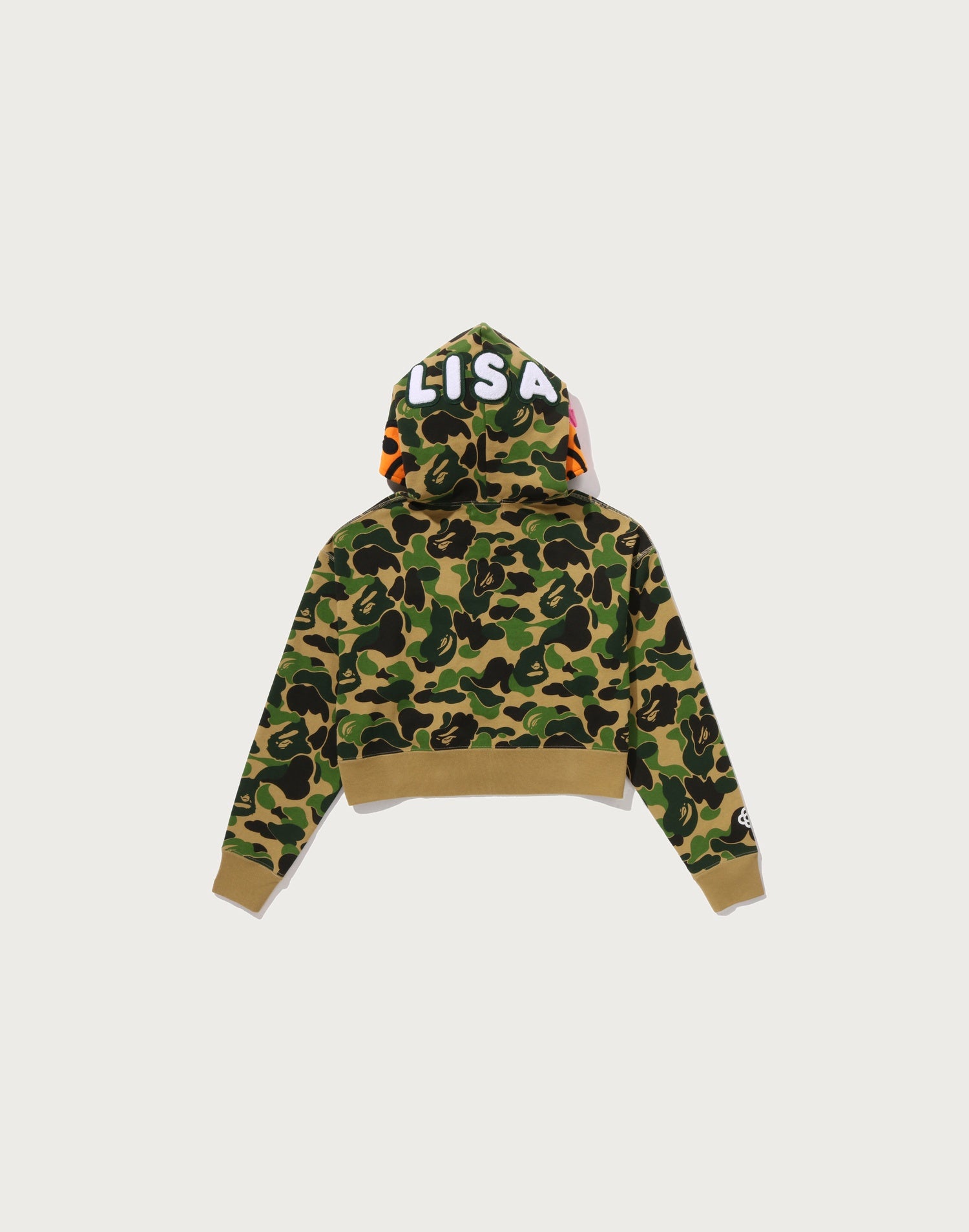 【新品未使用】A BATHING APE BABY LISA ABC CAMO ABC CAMO BABY LISA CROPPED FULL ZIP HOODIE LADIES – us.bape.com