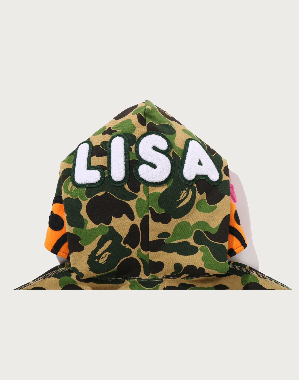 ABC CAMO BABY LISA CROPPED FULL ZIP HOODIE LADIES