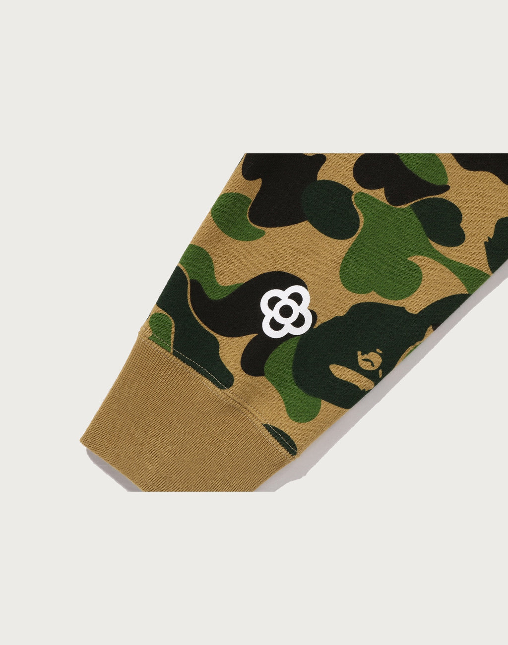 ABC CAMO BABY LISA CROPPED FULL ZIP HOODIE LADIES