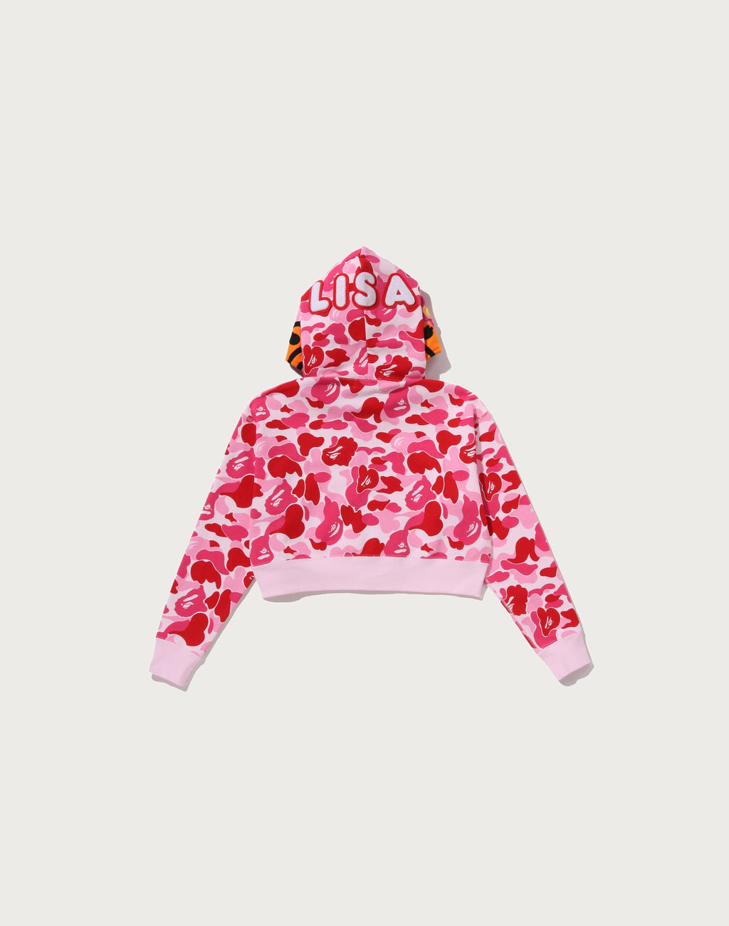 ABC CAMO BABY LISA CROPPED FULL ZIP HOODIE LADIES