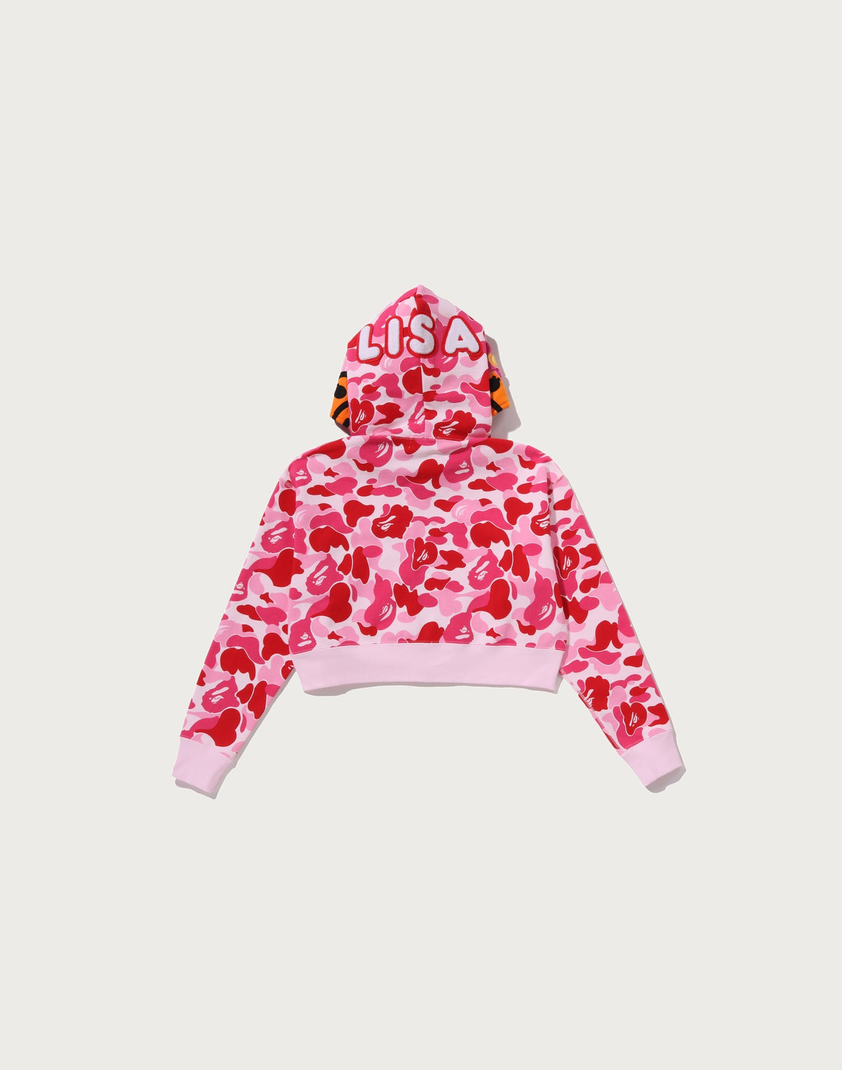 ABC CAMO BABY LISA CROPPED FULL ZIP HOODIE LADIES