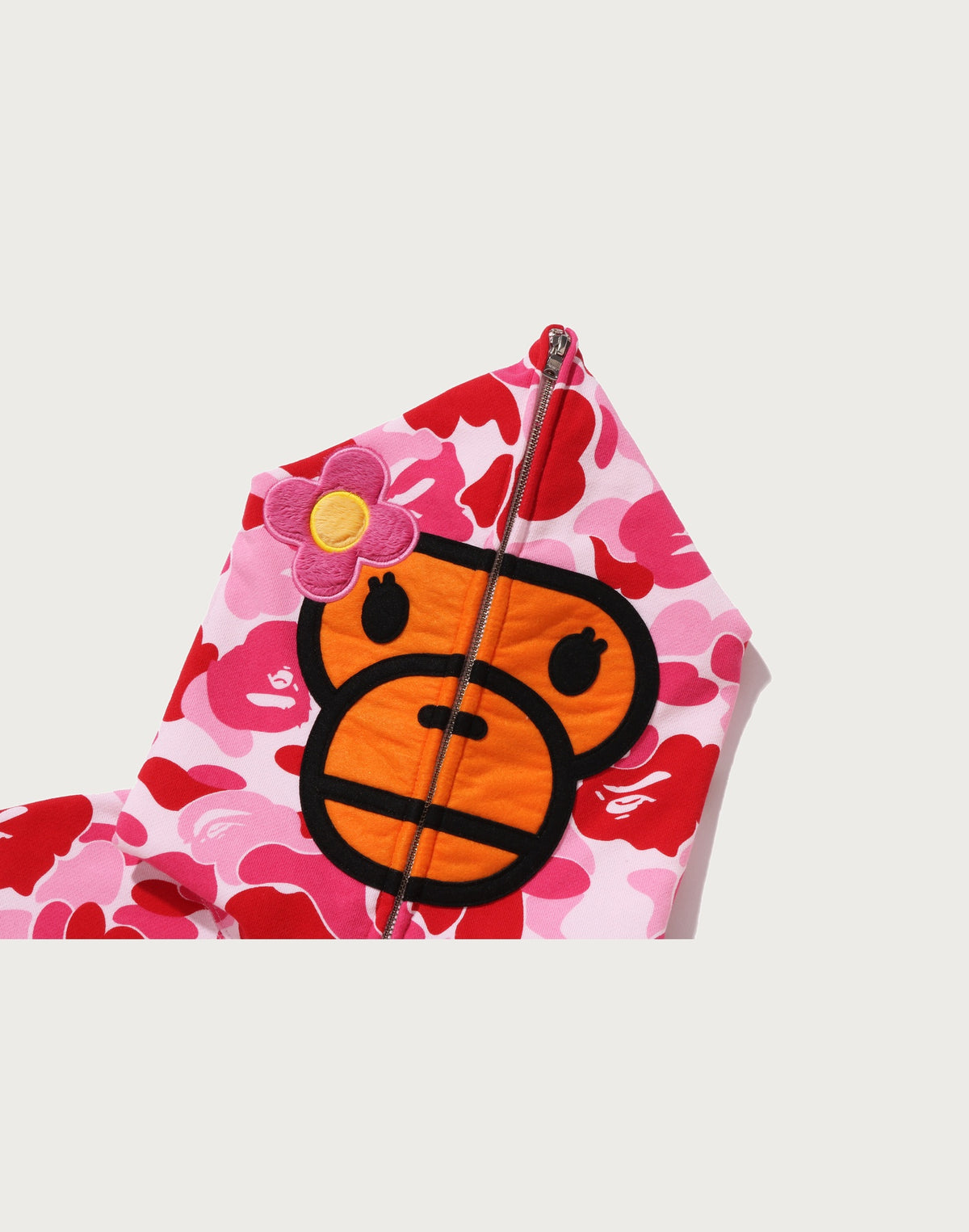 ABC CAMO BABY LISA CROPPED FULL ZIP HOODIE LADIES