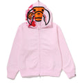 MILO SHARK FULL ZIP DOUBLE HOODIE LADIES