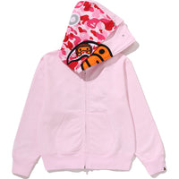 MILO SHARK FULL ZIP DOUBLE HOODIE LADIES