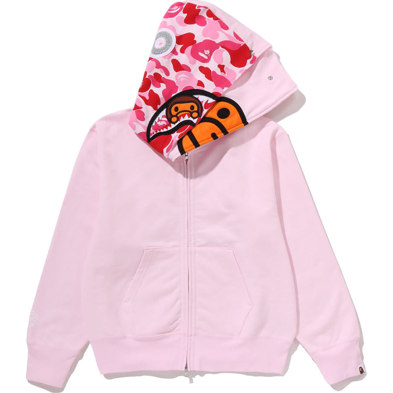 MILO SHARK FULL ZIP DOUBLE HOODIE LADIES