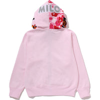 MILO SHARK FULL ZIP DOUBLE HOODIE LADIES