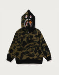 1ST CAMO MILO SHARK ZIP HOODIE KIDS