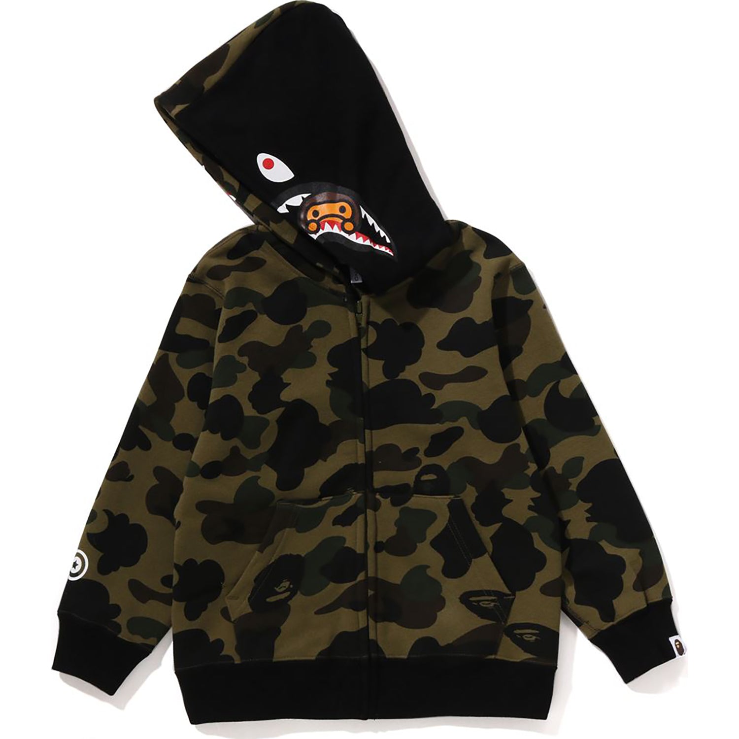 トップス A BATHING APE 1ST CAMO MILO SHARK FZH T A BATHING APE® 1st Camo Milo Shark Fzh Tee | Bape official