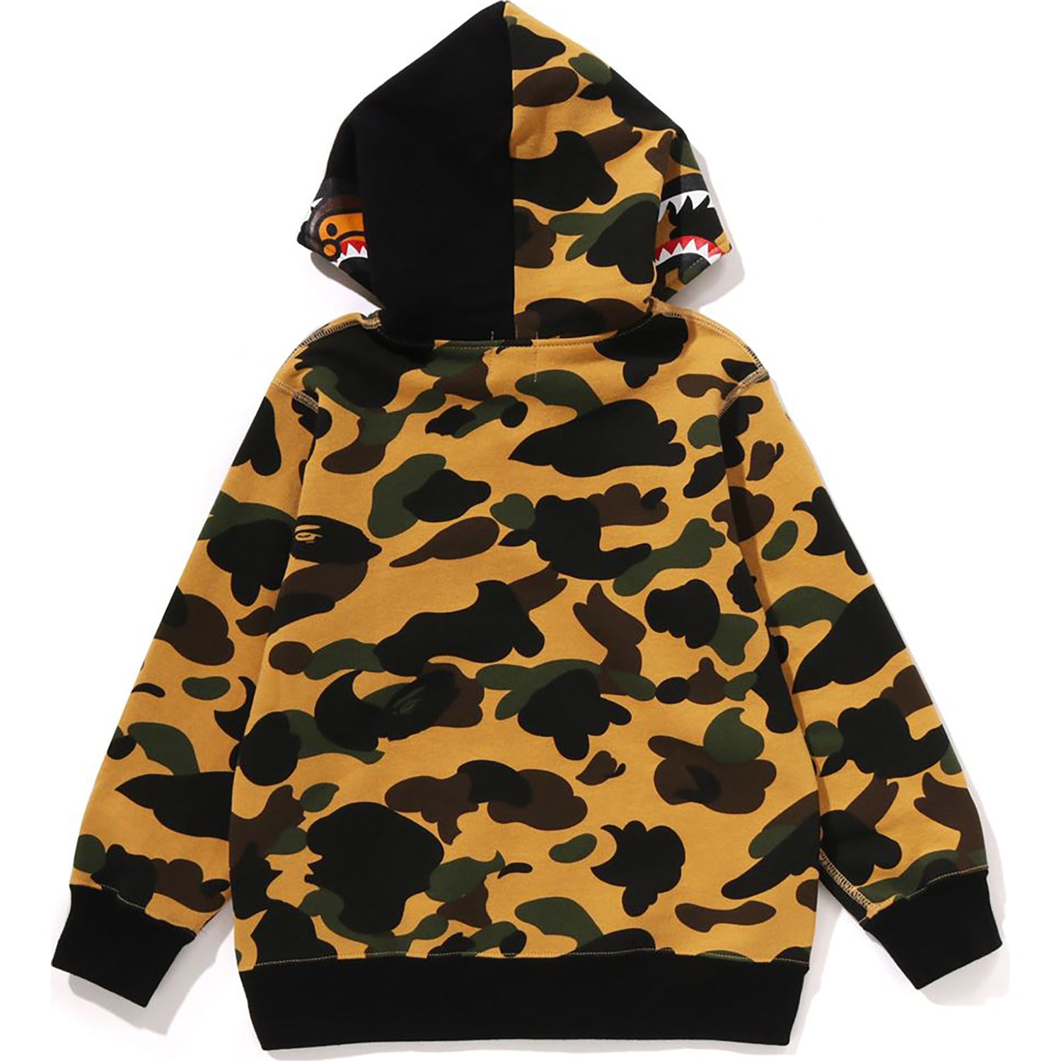 1ST CAMO MILO SHARK ZIP HOODIE KIDS