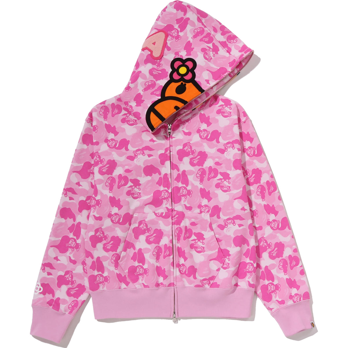 BABY LISA ABC CAMO FULL ZIP HOODIE LADIES