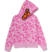 BABY LISA ABC CAMO FULL ZIP HOODIE LADIES