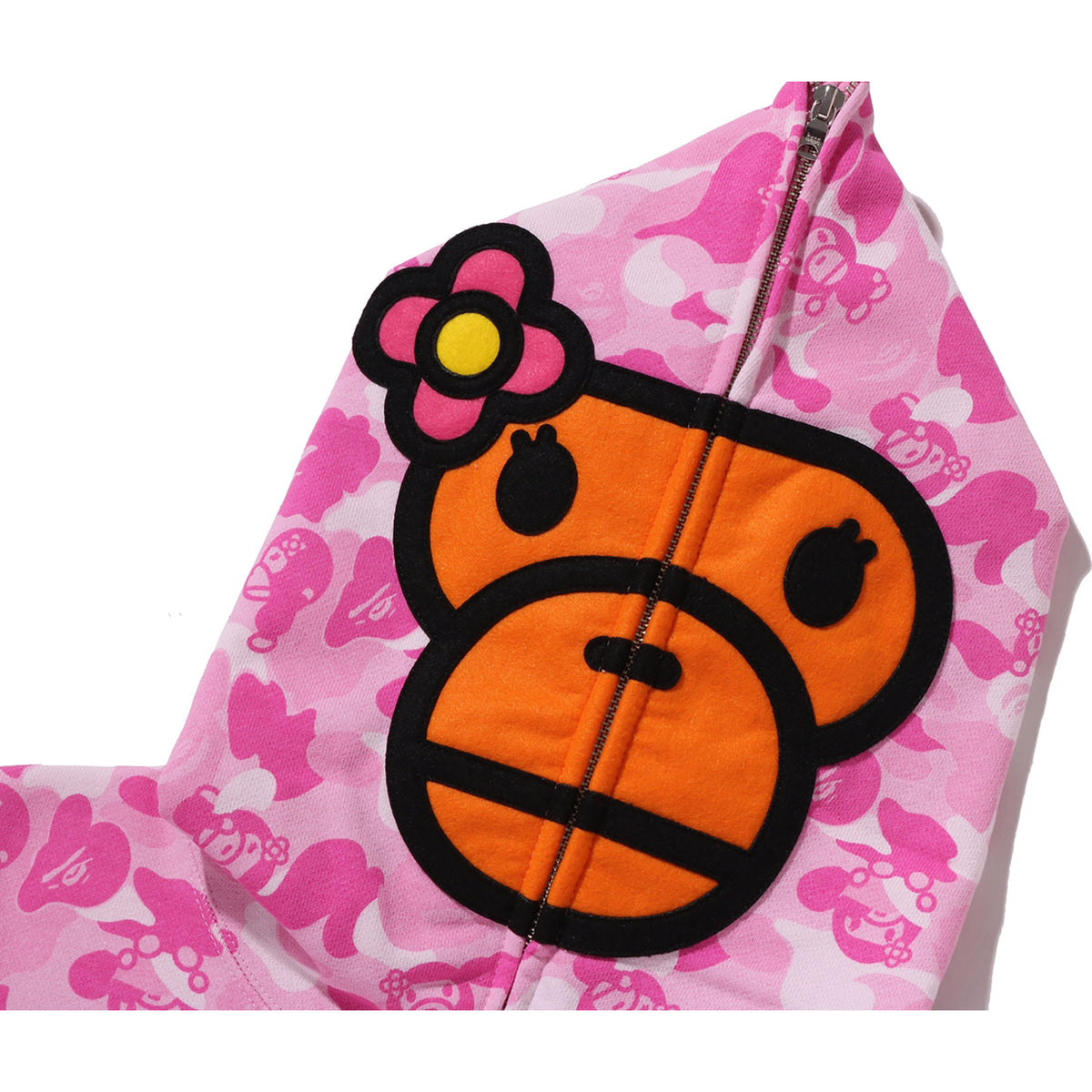 BABY LISA ABC CAMO FULL ZIP HOODIE LADIES