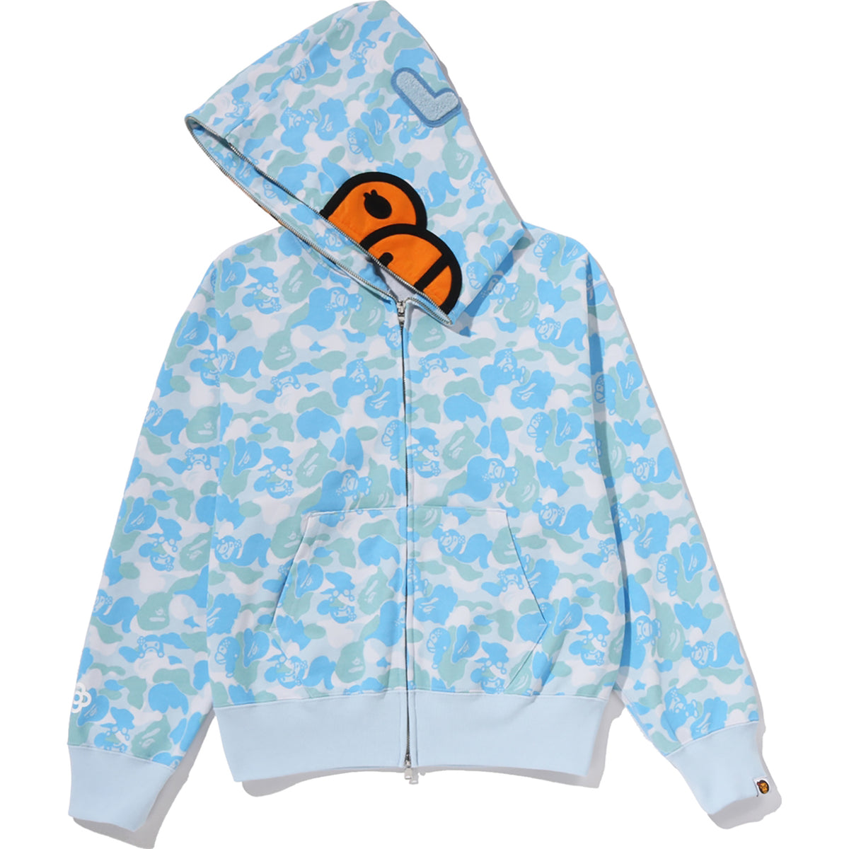 BABY LISA ABC CAMO FULL ZIP HOODIE LADIES