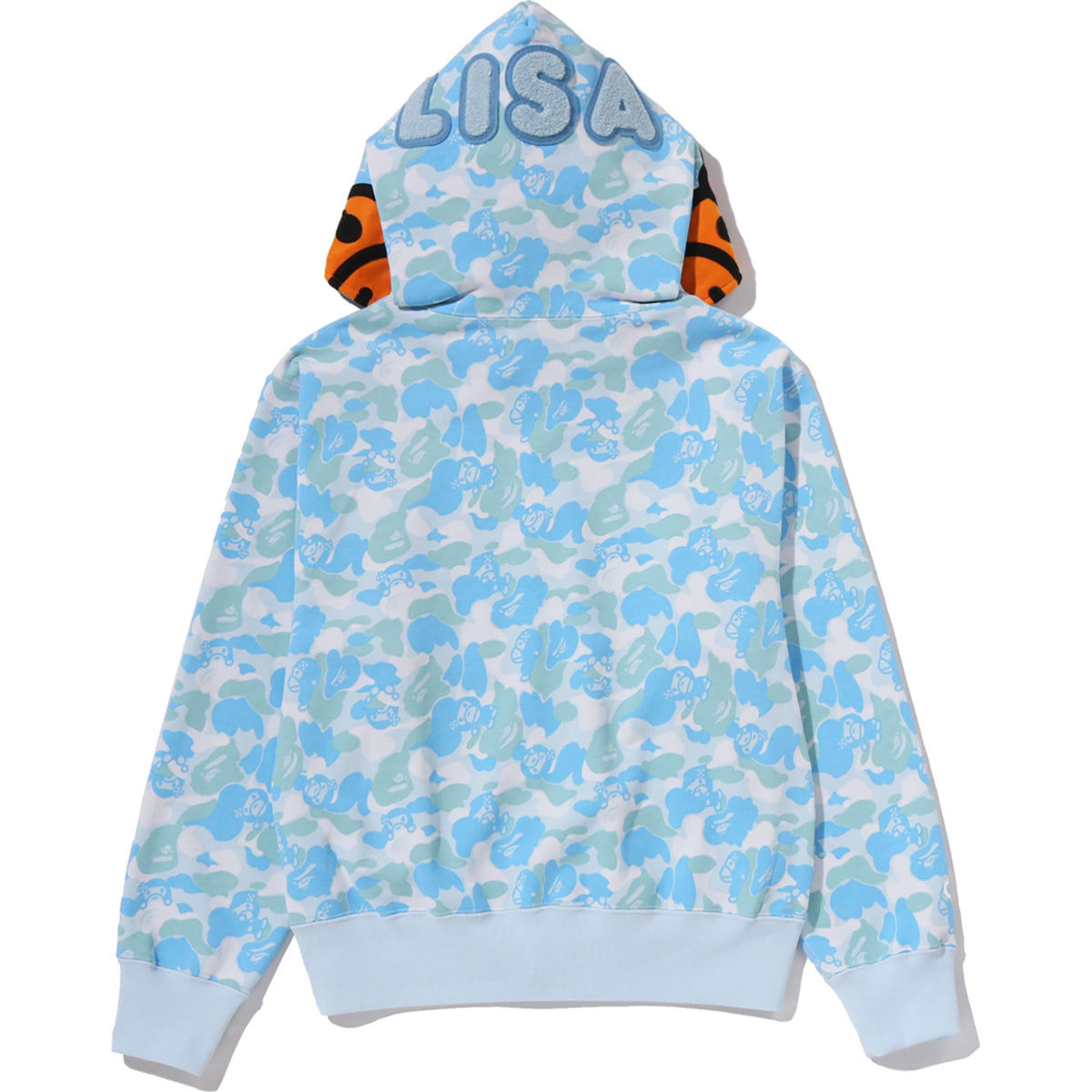 BABY LISA ABC CAMO FULL ZIP HOODIE LADIES
