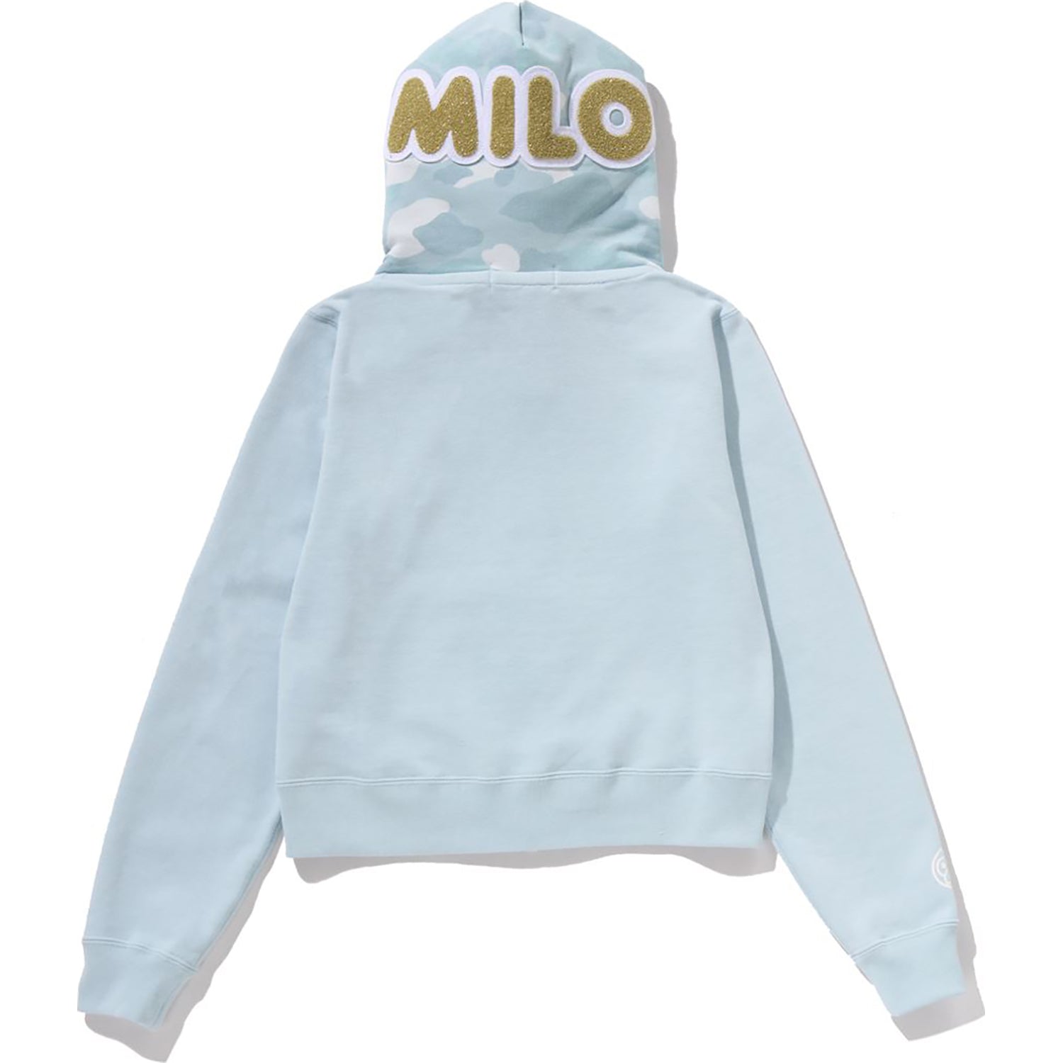 MILO SHARK CROPPED FULL ZIP DOUBLE HOODIE LADIES – us.bape.com