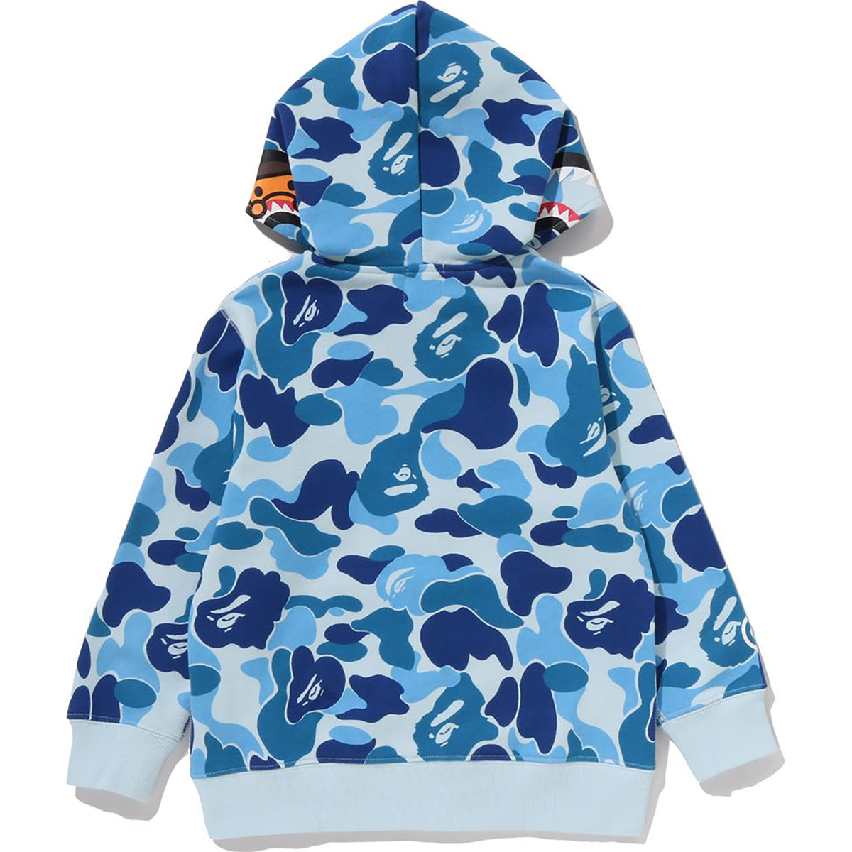 ABC CAMO MILO SHARK ZIP HOODIE KIDS