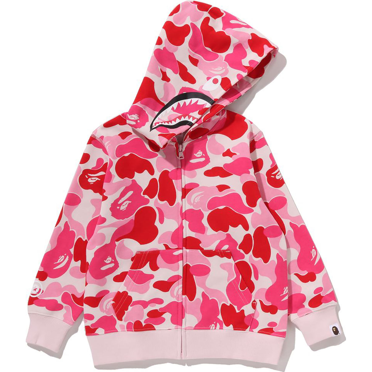 ABC CAMO MILO SHARK ZIP HOODIE KIDS