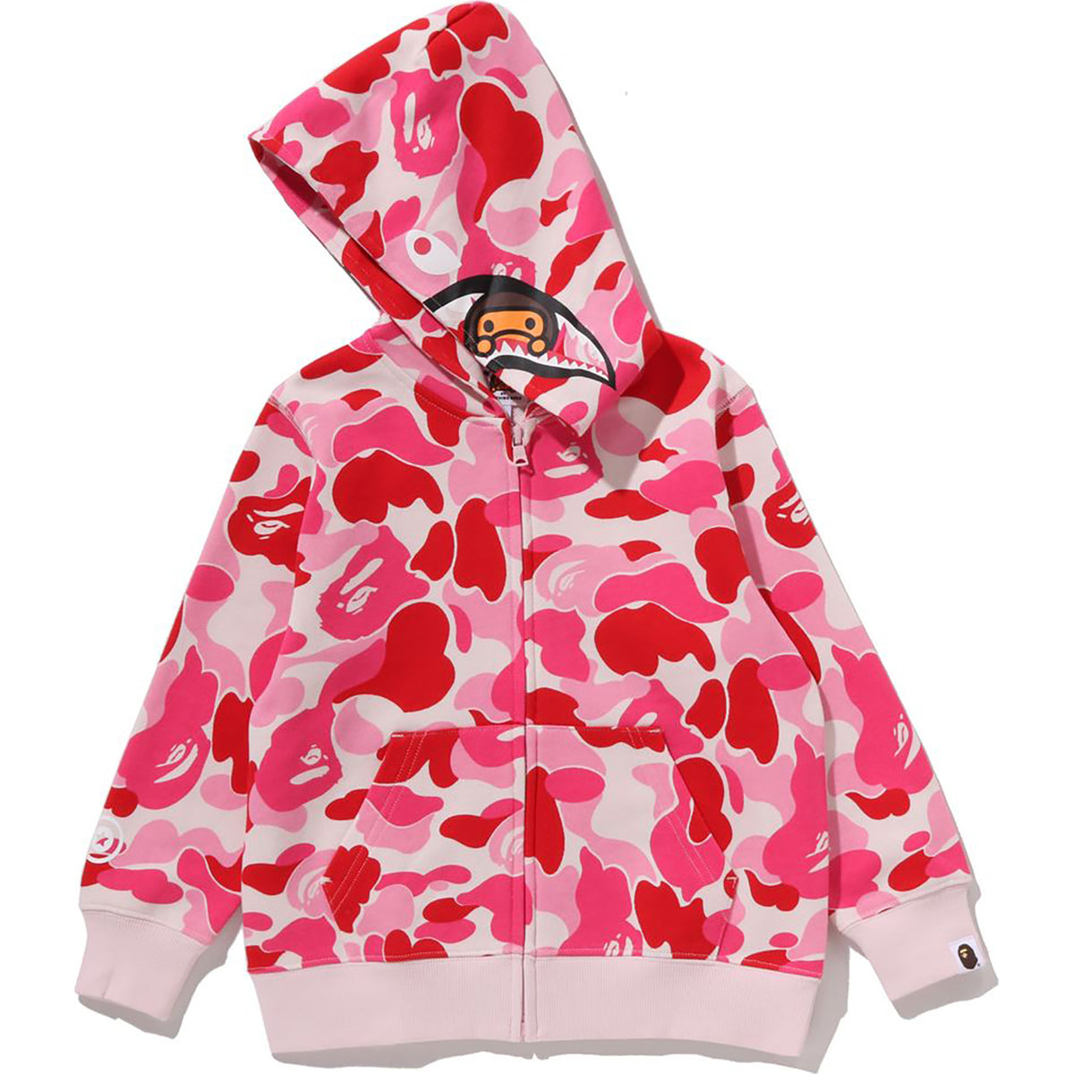 ABC CAMO MILO SHARK ZIP HOODIE KIDS