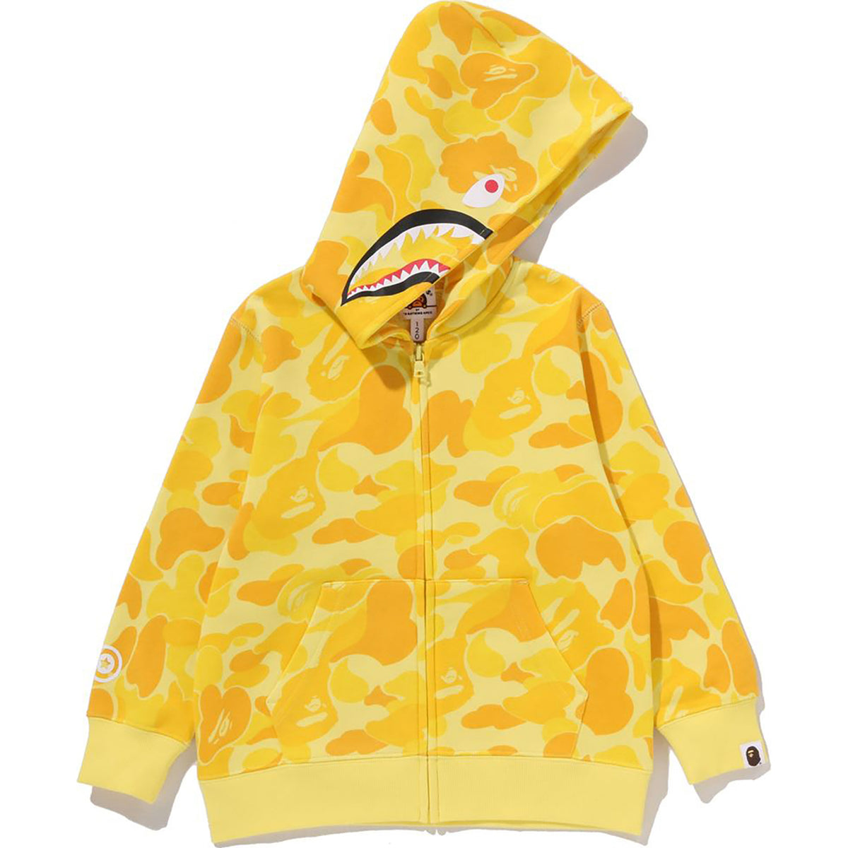 ABC CAMO MILO SHARK ZIP HOODIE KIDS