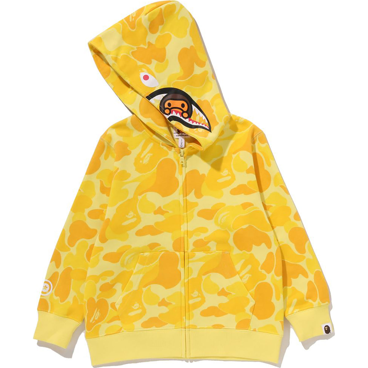 ABC CAMO MILO SHARK ZIP HOODIE KIDS