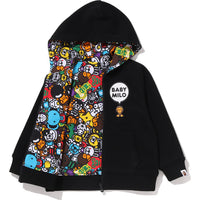 BABY MILO PATTERN REVERSIBLE ZIP HOODIE KIDS