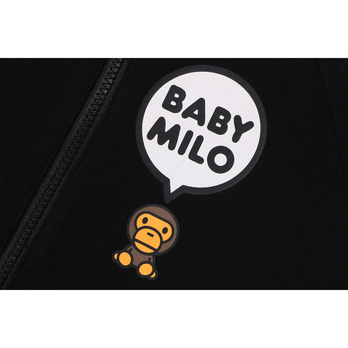 BABY MILO PATTERN REVERSIBLE ZIP HOODIE KIDS